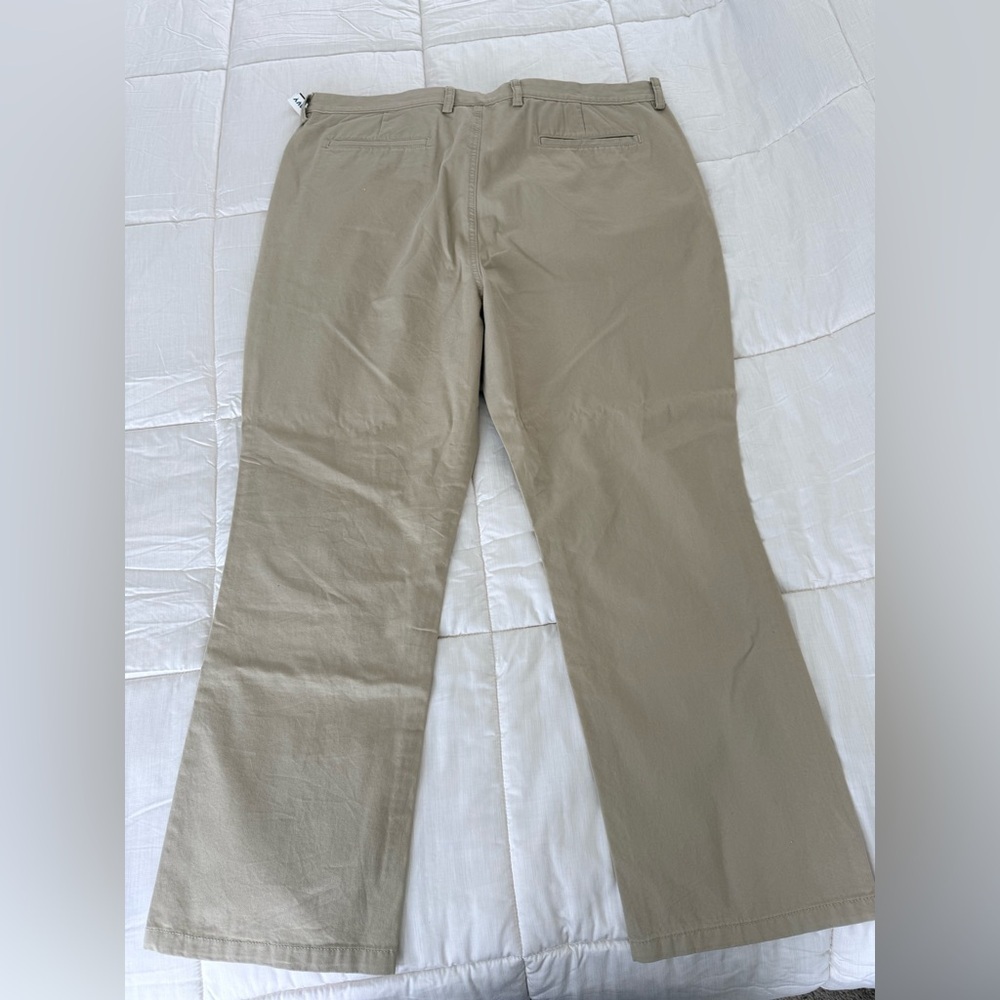 NWT Men’s Old Navy Khaki straight leg Preppy Dress Casual Work Pants 42x30 - Picture 7 of 8